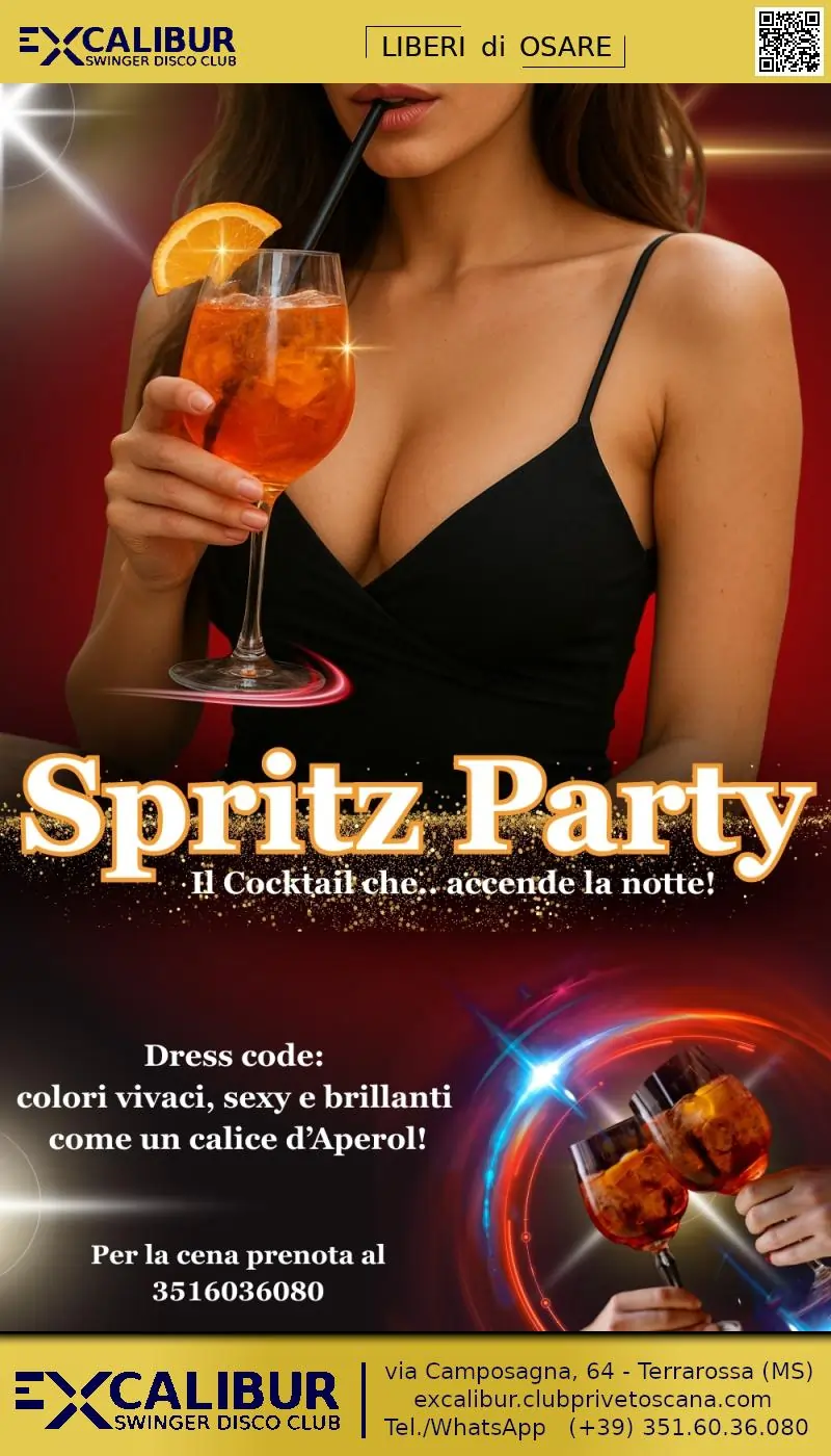 Swinger club prive evento Spritz party